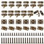 Chudian 40pcs Petit Vintage Loquet Et 70pcs Petites Charnières Pour Boite