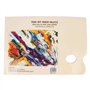 30 feuilles Papier palette, A3 jetable palette de couleurs assortie peinture pad Tear off peinture palette de mélange papier art