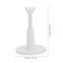 Tee de Golf, 2 PCS Accessoire de Sport pour l'Entraînement de Tees de à Hauteur Réglable Blanc Le Golf