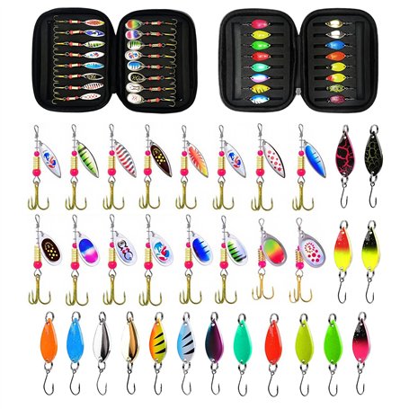 Lot de 32 Leurres De Pêche