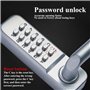 Serrure de Porte sans clé en Alliage de Zinc à 1 à 11 Chiffres Serrure à Code à Combinaison Pratiqu