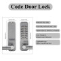 Smandy Verrouillage de Code, Serrure de Porte sans clé en Alliage de Zinc à 1 à 11 Chiffres Serrure à Code à Combinaison Pratiqu