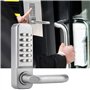 Smandy Verrouillage de Code, Serrure de Porte sans clé en Alliage de Zinc à 1 à 11 Chiffres Serrure à Code à Combinaison Pratiqu