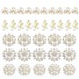35 Comprimés Boutons Strass