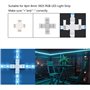 ENQIMAOYI Lot de 45 connecteurs de bande LED pour bande lumineuse 4 broches 8 mm Connecteurs sans soudure en forme de T, L et X 