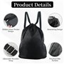 sac de gym imperméable et sac à dos avec cordon de serrage