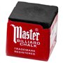 Master de Billard/Pool cue Craie Box, 12 Cubes, Noir