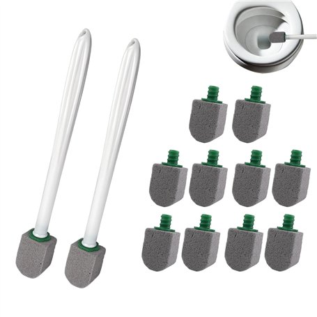 VELLUSTRA 10 PCS Brosse de Nettoyage en Pierre Ponce