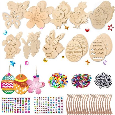 Pendentif en Bois de Pâques