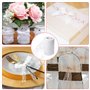 Chemin de Table en Dentelle Blanche 15cm x 22m, Ruban De Table Décoration, Ruban Dentelle pour Decoration Anniversaire Décoratio