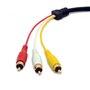 Tomost Câble HDMI mâle vers câble audio vidéo 3 RCA AV adaptateur code d'extension pour HDTV DVD 1080P et la plupart des project