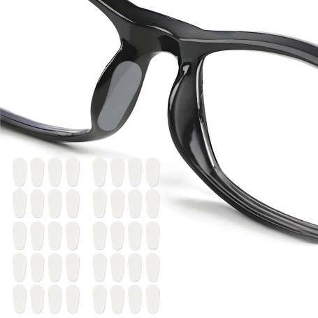 20 Paires Plaquettes de Nez en Silicone