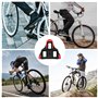 Dalephoric 4 Pièces Cales de Pédale de Vélo, Crampons Chaussures de Vélo pour SPD SL Crampons, Dureté Élevée, Résistant à l'usur