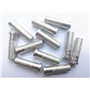 ANCLLO Lot de 50 inserts de flèche en aluminium avec points de tir à l'arc .244 pour entraînement sur cible