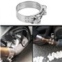 Lot de 2 colliers de serrage à boulon articulé en acier inoxydable 48-51 mm - Collier de serrage robuste pour tuyau d'échappemen