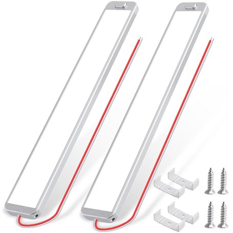 Lot de 2 bandes LED 12 V 228 LED 10 W 12 V pour camping-car