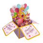Carte pop-up « Happy 6th Birthday 6 ans » pour fille