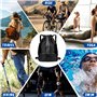 PRZRAO Sac à Cordon de Sport, Sac de Sport Imperméable avec Compartiment à Chaussures, Sac à Dos avec Cordon de Serrage pour Bou