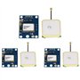 GY-NEO6MV2 NEO-6M Lot de 3 modules de commande de vol GPS 3 V-5 V avec antenne en céramique super puissante pour Arduino EEPROM