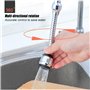 360 rotation pivotante économiseur d'eau robinet aérateur diffuseur robinet buse filtre adaptateur remplace
