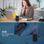 Weinsamkeit Humidificateur d'air à Flamme, 100ml Humidifier d'Aromathérapie avec 7 Couleurs de Lumière, Portable et Auto Shut-Of