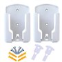 Porte Telecommande Mural, Lot de 2 Support Telecommande pour Climatiseur, Boîte de Rangement Telecommande TV Universelle, avec A