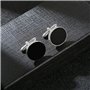 YKKJ Boutons de Manchette,Bouton de Manchette Homme 1 Paires Boutons de Manchette de Mariage pour Hommes Chemise Business Mariag
