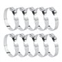 Lot de 10 colliers de serrage réglables en acier inoxydable - 46-70 mm - Pour voiture