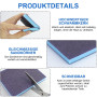 Lot de 21 éponges abrasives douces, grain 60/80/100/120/180/220/280 - Bloc de ponçage doux pour ponçage humide et sec - Lavables