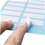 Étiquette collante,336 pièces étiquettes autocollantes Étiquettes de Dossier de Dossier Étiquette 13 x 38mm pour boîte de pot de
