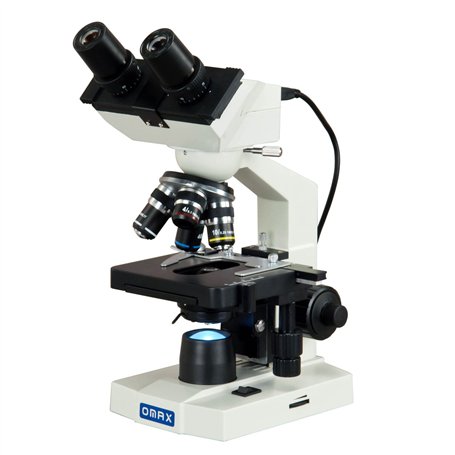 OMAX - MD82ES10 Microscope numérique LED 40X-2000X avec caméra intégrée 1