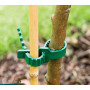 Lot de 10 Pièces À Toute épreuve Attaches Végétales, 24cm Bretelles Ajustables pour Arbres Liens pour Plantes De Jardin Interloc