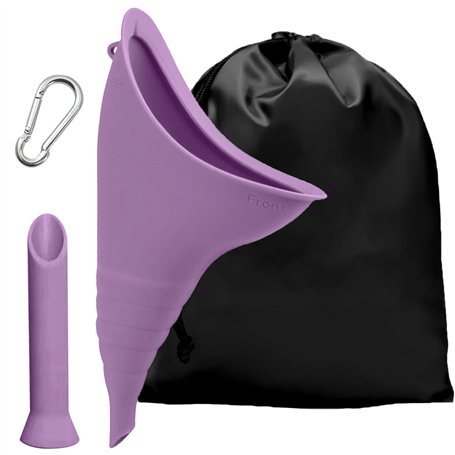Portatif Urinoir Debout Réutilisable pour Femme Silicone Entonnoir RandonnéE Toilette Camping