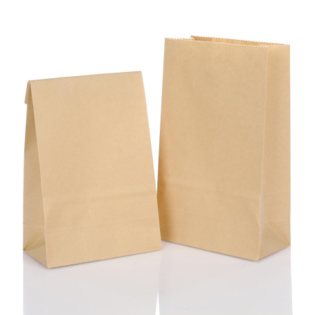 CraftWerk Lot de 100 petits sacs cadeaux en papier kraft - Idéal comme sac à remplir soi-même pour les anniversaires d'enfants e