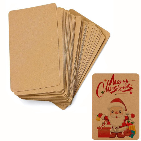 Cartes en Papier Kraft