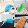 Spldsun 3 pièces Duster de Microfibres,Plumeau Poussière Lavable Bendables Brosse à Poussière avec Poteau Extensible pour la Mai