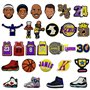 TIANNAIT Lot de 28 décorations de chaussures NBA - Imprimé crocodile - Décoration à faire soi-même - Cadeaux de fêtes - Pour cha