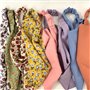 Lot de 8 bandanas triangulaires pour femme, bandeaux élastiques, bandeaux bohème, simples accessoires de cheveux pour filles