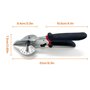 Ciseaux à onglet multi-angles - Outils à main - Angle réglable de 45 à 135 degrés - Pour moulures en bois et vinyle