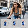 Poraceous Brassard de Sports Téléphones Portables, Brassard de Course avec Poche Écouteur, Résistant à Leau pour Tous Les Smartp