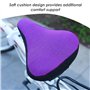 EHDWXVZM Lot de 2 housses de coussin de selle de vélo, housses de coussin de protection solaire et d'isolation thermique, housse