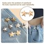 8 Paires De Petits Boutons De Taille Étoiles, Clips De Serrage Taille, Tendeur De Taille Jeans, Boutons Étoiles, Boutons Pour Je
