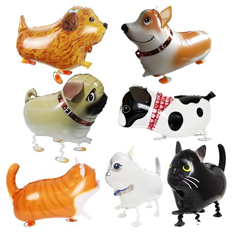 7 Pièces De Ballons D'Animaux