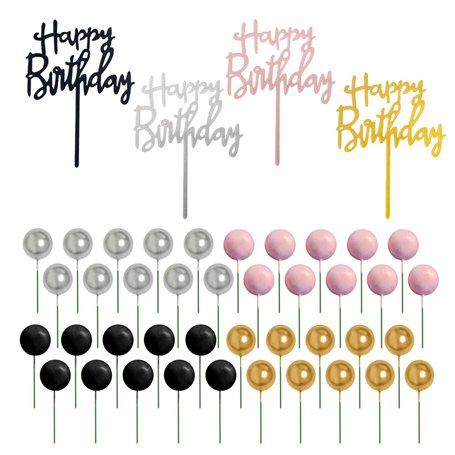 4 Inserts Pour Gâteaux D'Anniversaire