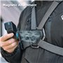 SUREWO Harnais magnétique réglable à libération Rapide Compatible avec GoPro Hero 13/12/11/10/9/8/7/6/5 Noir, DJI Osmo Action 5 