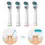 Lot de 8 têtes de brosse à dents électriques compatibles avec Braun Oralb Dual Clean