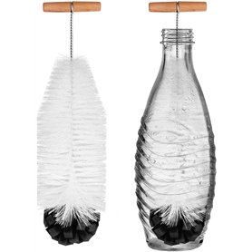 Neuytiky Goupillon pour Bouteilles - Poils de Nettoyage de 35 cm avec Poils durs et éponge Douce - Idéal pour Les Bouteilles en  Neuytiky Goupillon pour Bouteilles - Poils de Nettoyage de 35 cm avec Poils durs et éponge Douce - Idéal pour Les Bouteilles en