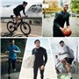 MEETYOO Tee Shirt Compression Homme Manche Longue, Baselayer Maillot Running Vetement Fitness pour Sports Jogging Musculation