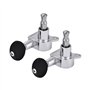 2L2R Ukulele Tuning Pegs Alliage de Zinc Précisément Ukulele Verrouillage Tuners Mécaniques pour Ukulele String Tuning