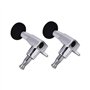 2L2R Ukulele Tuning Pegs Alliage de Zinc Précisément Ukulele Verrouillage Tuners Mécaniques pour Ukulele String Tuning